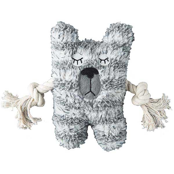 Patchwork Dog Bear Greybar 6 Inch - ComfyPet Products