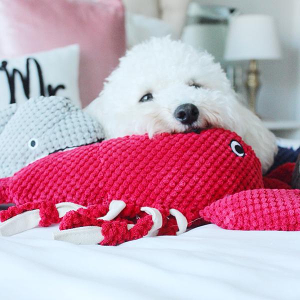 Patchwork Dog Lobster 15 Inch - ComfyPet Products