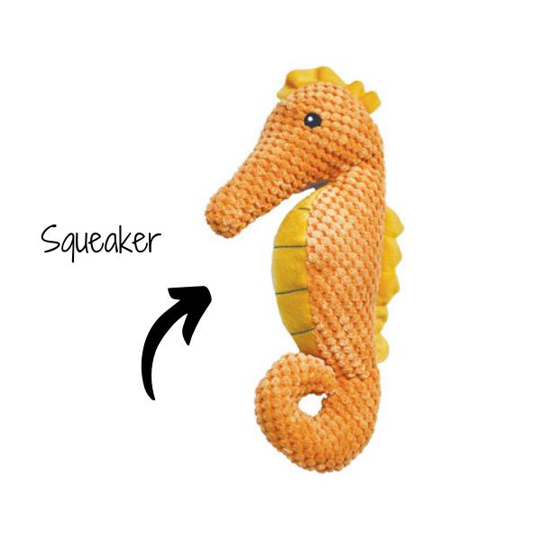 Patchwork Dog Seahorse 11 Inch - ComfyPet Products