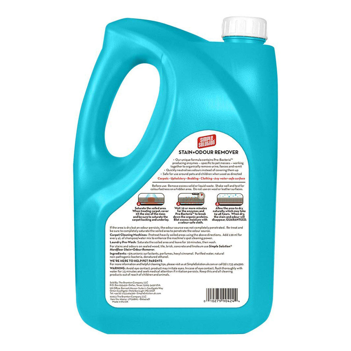Simple Solution Dog Stain &amp; Odour Remover 4L - ComfyPet Products