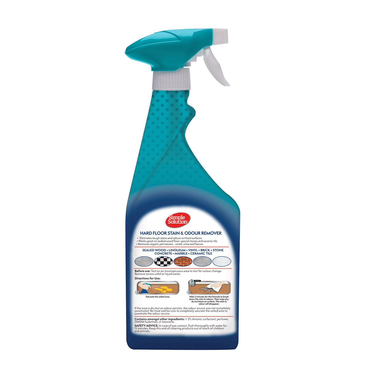 Simple Solution Hardfloor Stain &amp; Odour Remover 750ml - ComfyPet Products