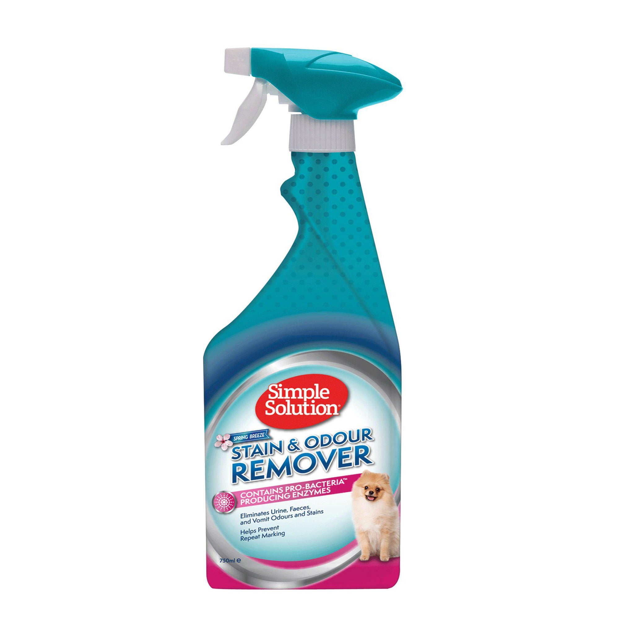 Simple Solution Dog Stain & Odour Remover 750ml - Spring Breeze - ComfyPet Products