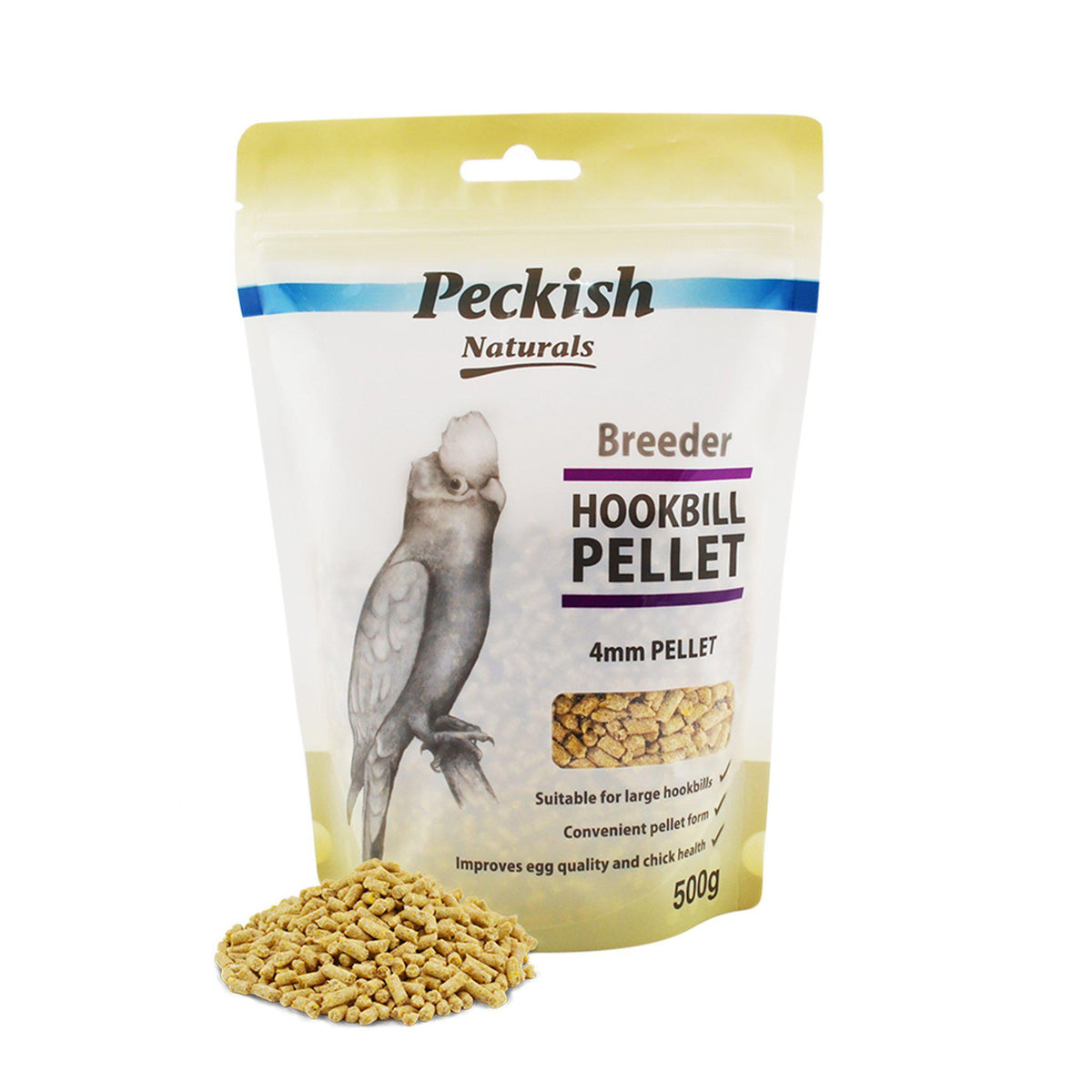 Peckish Naturals Breeder Hookbill 4mm Pellet - Large - ComfyPet Products