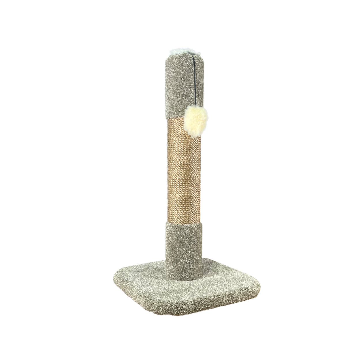 KatAttack Sierra Post Sisal with Square Base