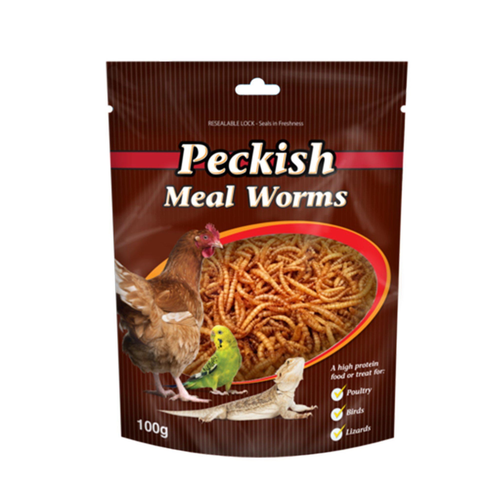 Peckish Mealworms 100g Bag - ComfyPet Products